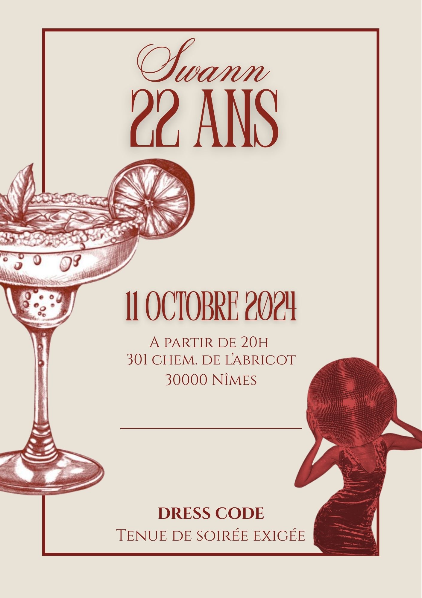 Invitation soirée